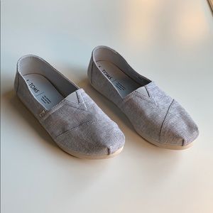Almost new Toms Slate Grey Slipon Sneakers 9